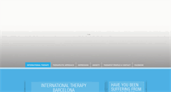 Desktop Screenshot of internationaltherapybcn.com